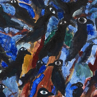 Joe Roberts, Caw caw caw, 2024. Courtesy of GGLA