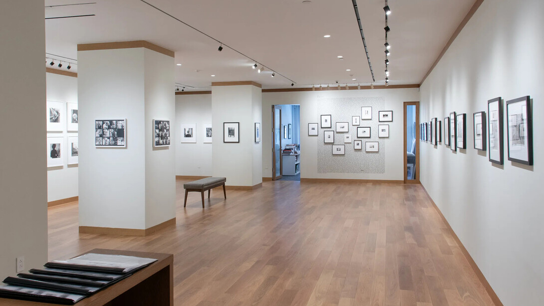 Notes from the margins: Allen Ginsberg and Vivian Maier, exhibition view. Courtesy of Howard Greenberg Gallery 