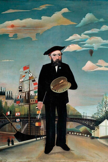 Henri Rousseau, Moi-même, portrait-paysage/Io: ritratto-paesaggio, 1889-1890, Olio su tela, 146 x 113 cm, © White Images/Scala, Firenze