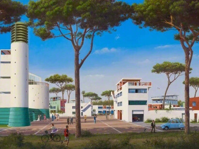 Carl Laubin, Machines for Living I, 2105. Courtesy of Plus One Gallery