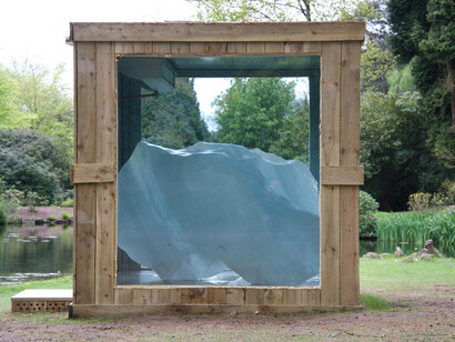 A weight of Ice Carried from the North for you - Tatton Park Biennial,  Large iceberg sustained using solar power, 2010