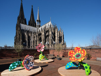 Yayoi Kusama, ausstellungsansicht. Mit freundlicher genehmigung des Museum Ludwig