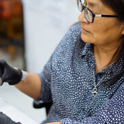 Albertine Crow Shoe. Courtesy of Glenbow