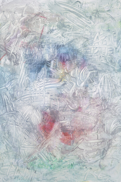 Lucas Jardin, Brainwashing 2, 2014, Solvent on offset printing on dibond, 68.5 x 46.2 inches