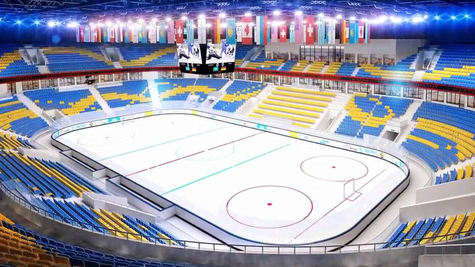 Lo stadio di Almaty, in Kazakistan