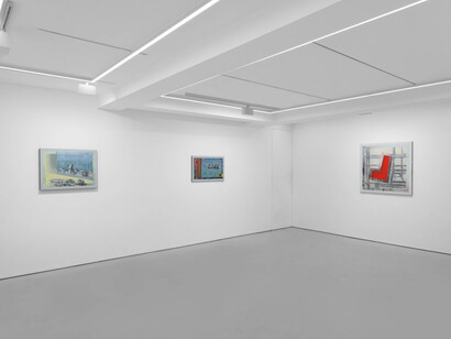 Miguel Ybáñez, La sombra del olvido, exhibition view. Courtesy of GRIMM