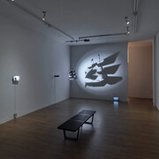 Jennifer & Kevin McCoy, ReLensing, exhibition view. Courtesy of bitforms gallery