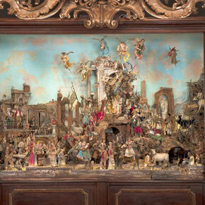 Restricted gifts of Mr. and Mrs. James N. Bay and Linda and Vincent Buonanno and Family, Crèche, Naples, mid-18th century. Courtesy of the Art Institute of Chicago