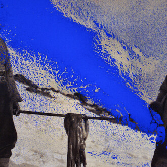 Manfred Müller,
Untitled from the series Sub Aqua (detail), 2019 - 2020,
Signed on recto by the artist in pencil,
Color pigment print on Cold Press Bright paper,
Paper: 41 x 29.5 inches/ Image: 19 x 23.5 inches,
Paper: 104 x 75 cm/ Image: 59.5 x 47 cm,
Edition of 9 plus 1 artist's proof (#1/7). Courtesy of the artist and Rosegallery