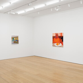 Arcmanoro Niles, When there’s nothing I can do, I go to my heart, exhibition view. Courtesy of Lehmann Maupin Gallery