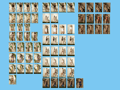 Roe Ethridge, Moodboard with Blue Background © Roe Ethridge. Courtesy of greengrassi, London