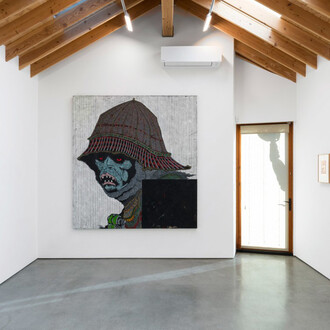 Various artists, Stranger things, exhibition view. Courtesy of Simchowitz Gallery