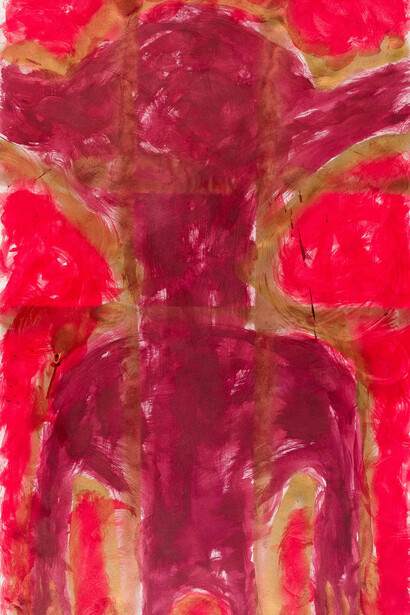 William S. Burroughs, Idol cross, 1988. Courtesy of October Gallery 