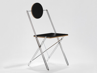 René-Jean Caillete, Folding chair R.J.C., 1986. Courtesy of Demisch Danant Gallery