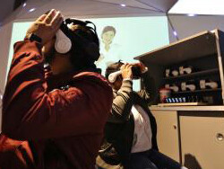 Virtual Reality at the Museum. Courtesy of The Franklin Institute