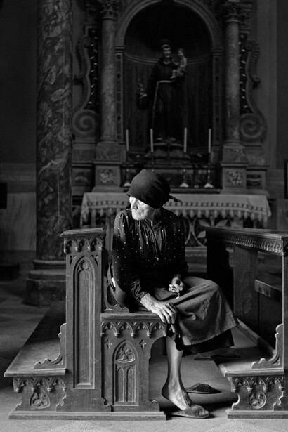 Elio Ciol, In attesa, San Giovanni di Casarsa (dettaglio), 1959. Per gentile concessione del Museo Diocesano © Elio Ciol