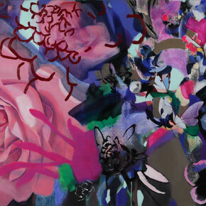 Yuna Ogina, p-301118_12015, oil on canvas, 97 x 192 cm each, © Yuna Ogina, courtesy of the artist and Mizuma Gallery