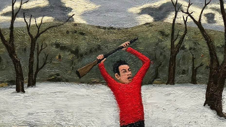 Seth Michael Forman, Raging man (detail), 2024-25. Courtesy of Frosch&Co