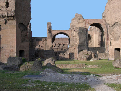 Terme di Caracalla, Roma, Italia. Una meraviglia tecnologica dell'antichità romana