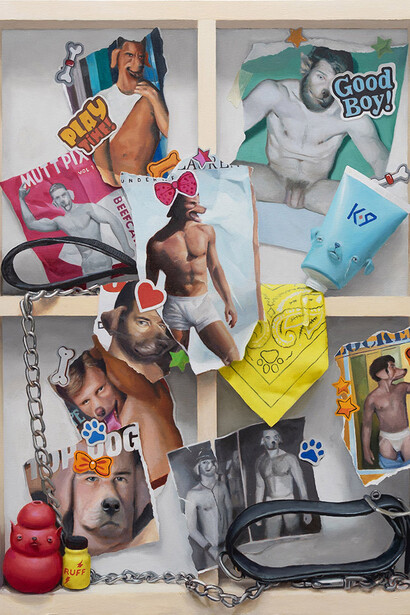 Stephen Morrison, The many interests of puppyhood, 2025. Courtesy of Hashimoto Contemporary