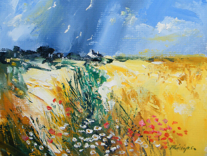 Douglas Phillips, A Summer Rain Squall Landscape