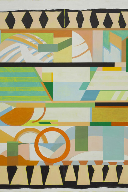 Liang Manqi, Beyond illusion 4 知幻即離 4 (detail), 2025. Courtesy of Contemporary by Angela Li