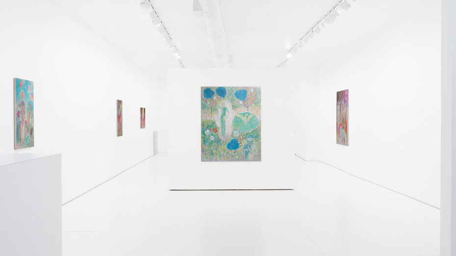 Katrine Bobek, Sound of the bell jar, exhibition view. Courtesy of Jack Barrett Gallery