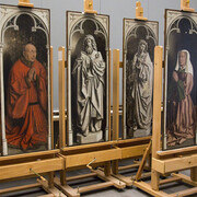 Restoration of the Ghent Altarpiece. Courtesy of Musée des Beaux-Arts de Gand