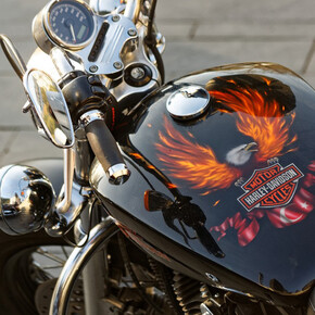 Harley-Davidson, The spirit of freedom. Courtesy of Erarta Museum