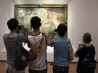 Giacomo Zaganelli, "Grand Tourismo", Uffizi