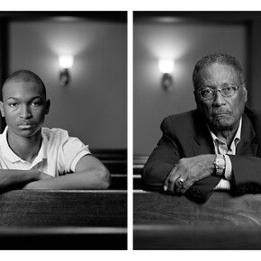 Dawoud Bey, Michael-Anthony Allen and George Washington, 2012, 2 inkjet prints, printed 2014, Gift of the Collectors Committee, 2018.12.1.1-2


