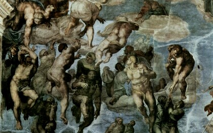El juicio final no fue simplemente un fresco destinado a decorar un espacio sagrado, sino una respuesta visual a una de las mayores crisis espirituales de Occidente. Miguel Ángel di Lodovico Buonarroti Simoni (1475-1564). "El Juicio Final", fecha 1536 a 1541. Fresco, Capilla Sixtina; Roma, Italia