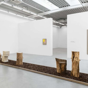 Jenny Brosinski, In my cloud (no birds), vue de l'exposition. Avec l'aimable autorisation de la galerie Almine Rech