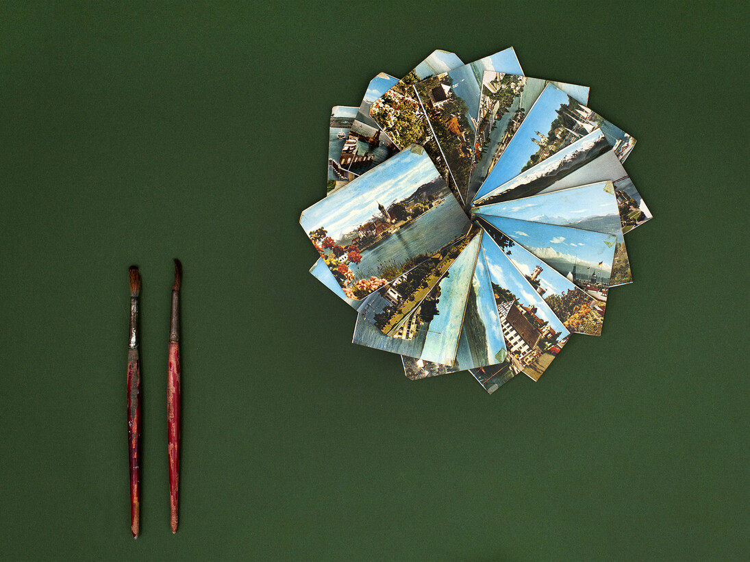 Dor Guez, The Sick Man of Europe: The Painter, 2015, Detail of the installation, Courtesy the artist 
