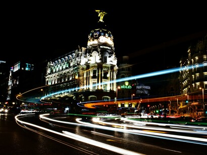 Gran vía, Madrid, España