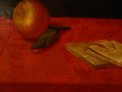 Elena di Troia (dettaglio del pomo della discordia) di Maarten van Heemskerck (1570)