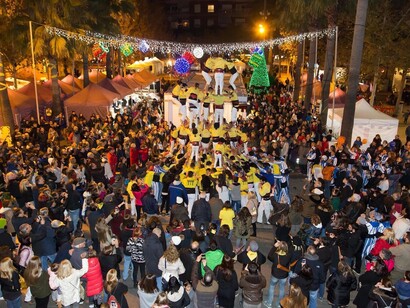 Fira d'Hivern en Casteldefells, Barcelona, España