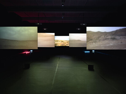 Chantal Akerman, Exhibition view. Courtesy of Galerie Marian Goodman