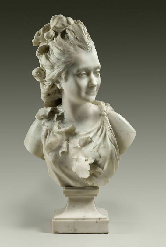 Jean-Antoine Houdon (1741–1828), The Comtesse du Cayla, 1777, Marble, The Frick Collection, New York, Photo: Michael Bodycomb