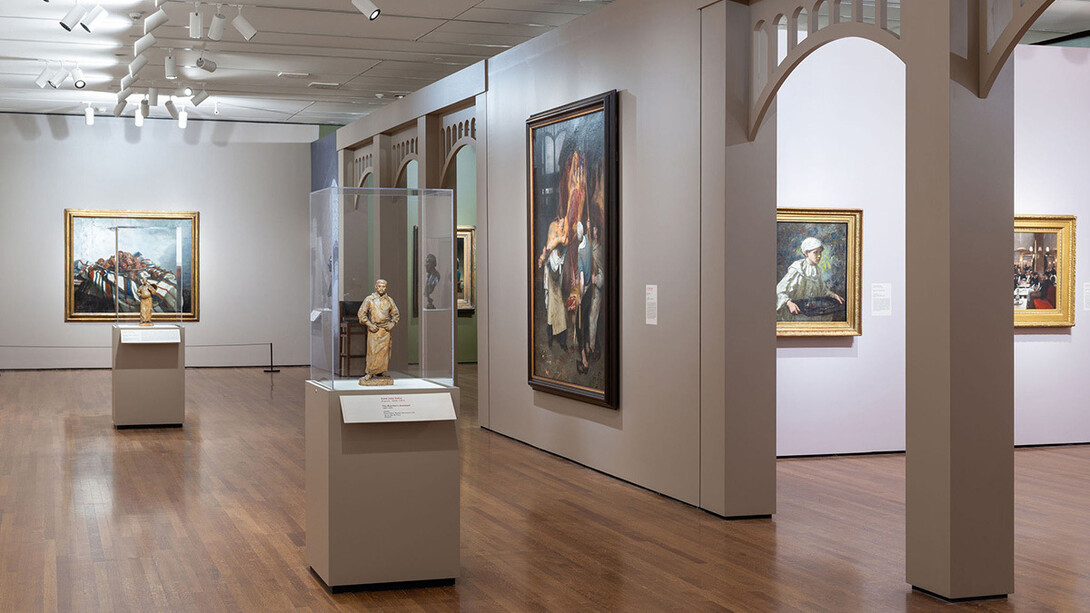 Farm to table, food and identity in the age of impressionism, exhibition view. Courtesy of Cincinnati Art Museum