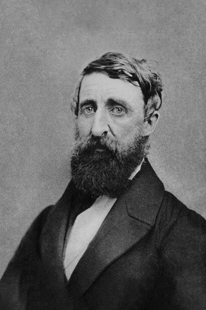 Henry David Thoreau en el año 1861