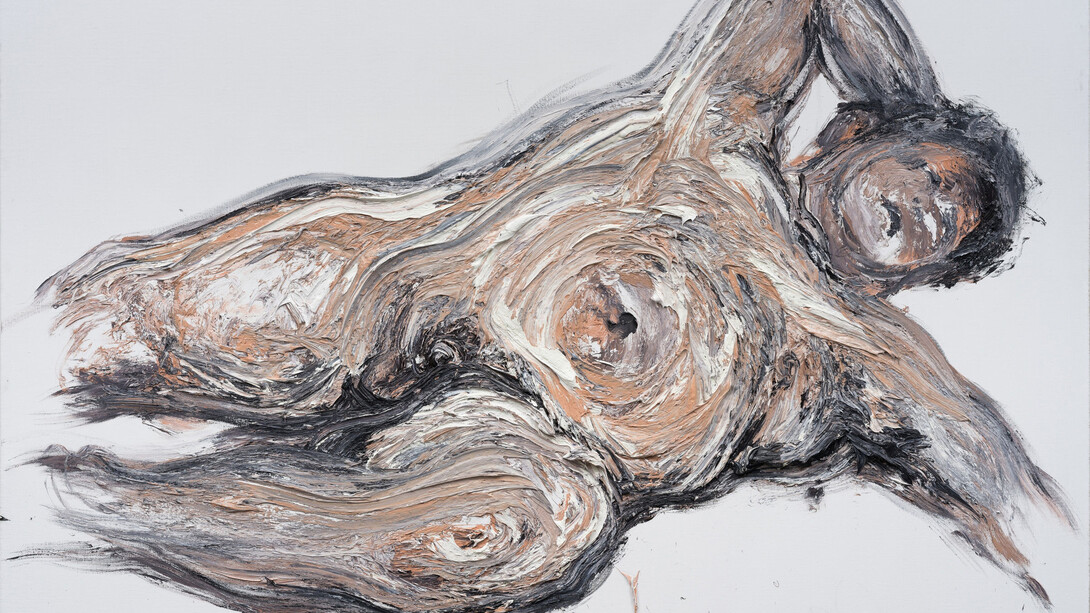 Liu Ying 劉瑛, Visions of the incarnate 6 道成肉身六 (detail), 2025. Courtesy of Leo Gallery