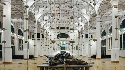 Installazione di Jannis Kounellis a Trieste