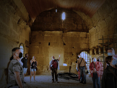 El yacimiento arqueológico de Los Bañales esconde los restos de una ciudad romana cuyo nombre no puede certificarse aún con seguridad