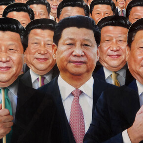 The Economist, 20 September 2014-Broken Series no.4, 2014-15, Acrylic on magazine cover, 26.5x20