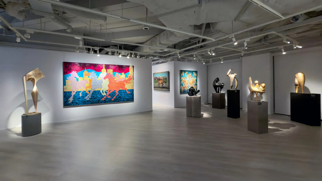 Various artists, A ride in fantasies, exhibition view. Courtesy of Kwai Fung Hin Art Gallery