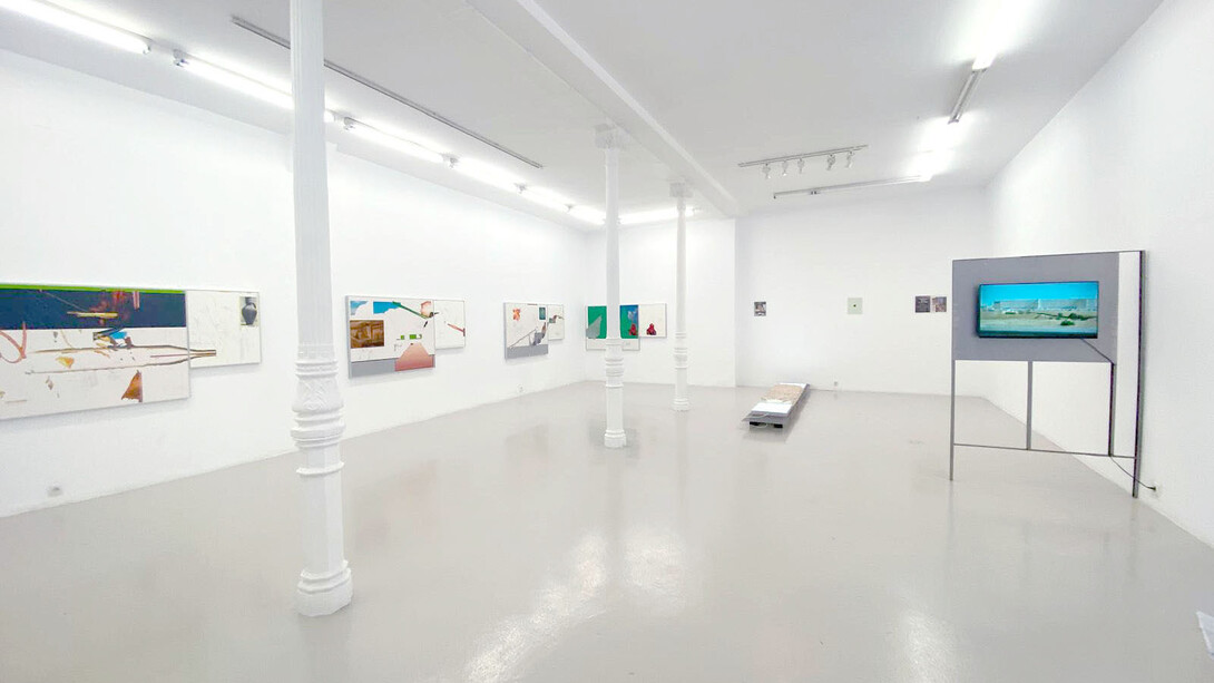 Raúl Silva, Naturalización técnica. Tecnificación natural, vista de exhibición. Cortesía de F2 Galería