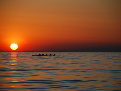 Ogni secondo di ogni tramonto è un momento di bellezza unico e irripetibile, foto Anna Lauvergnac 