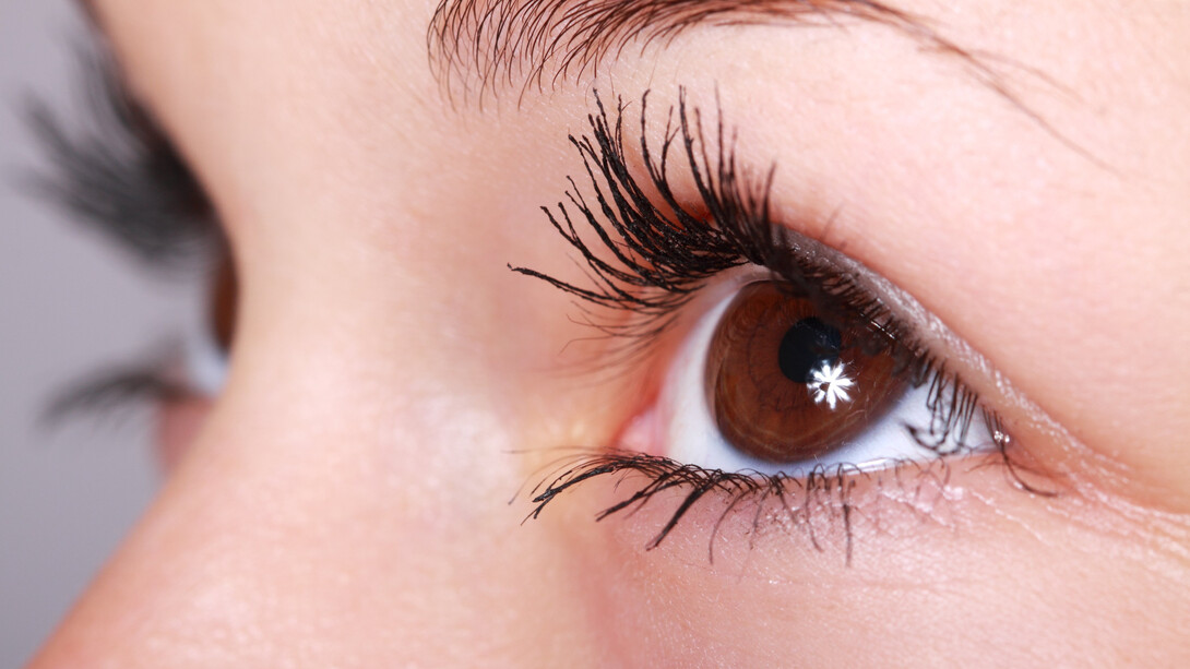 The sparkle in a woman's eyes