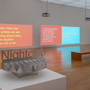 Tony Cokes, Let yourself be free, exhibition view. Courtesy of Kunstmuseum Liechtenstein with Hilti Art Foundation